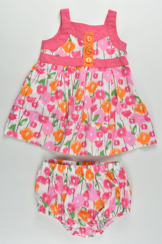 Miniwear Size 0 (12 months) Floral Outfit
