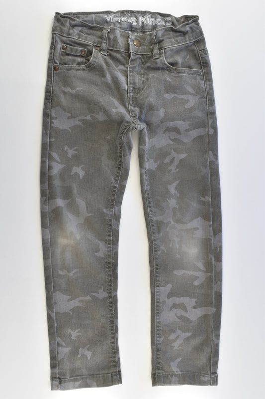 Minnie Minors Size 4-5 Stretchy Camouflage Denim Pants