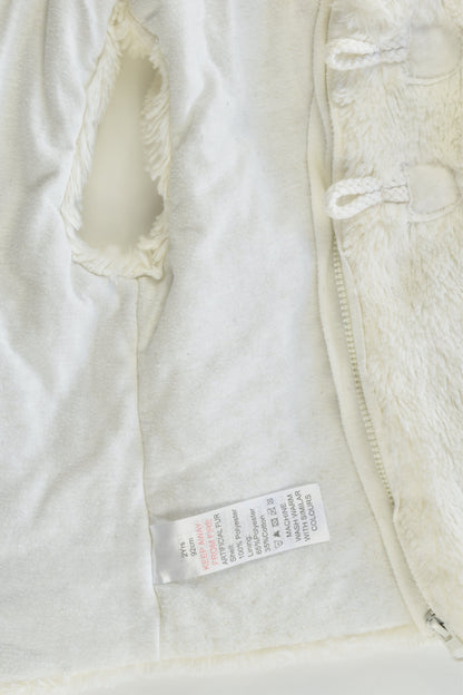 Minoti Size 2 (92 cm) Fluffy Hooded Vest
