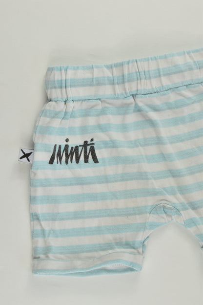 Minti Size 0 (6-12 months) Striped Shorts