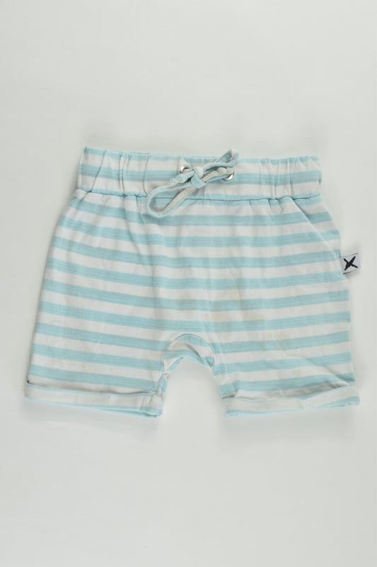 Minti Size 0 (6-12 months) Striped Shorts