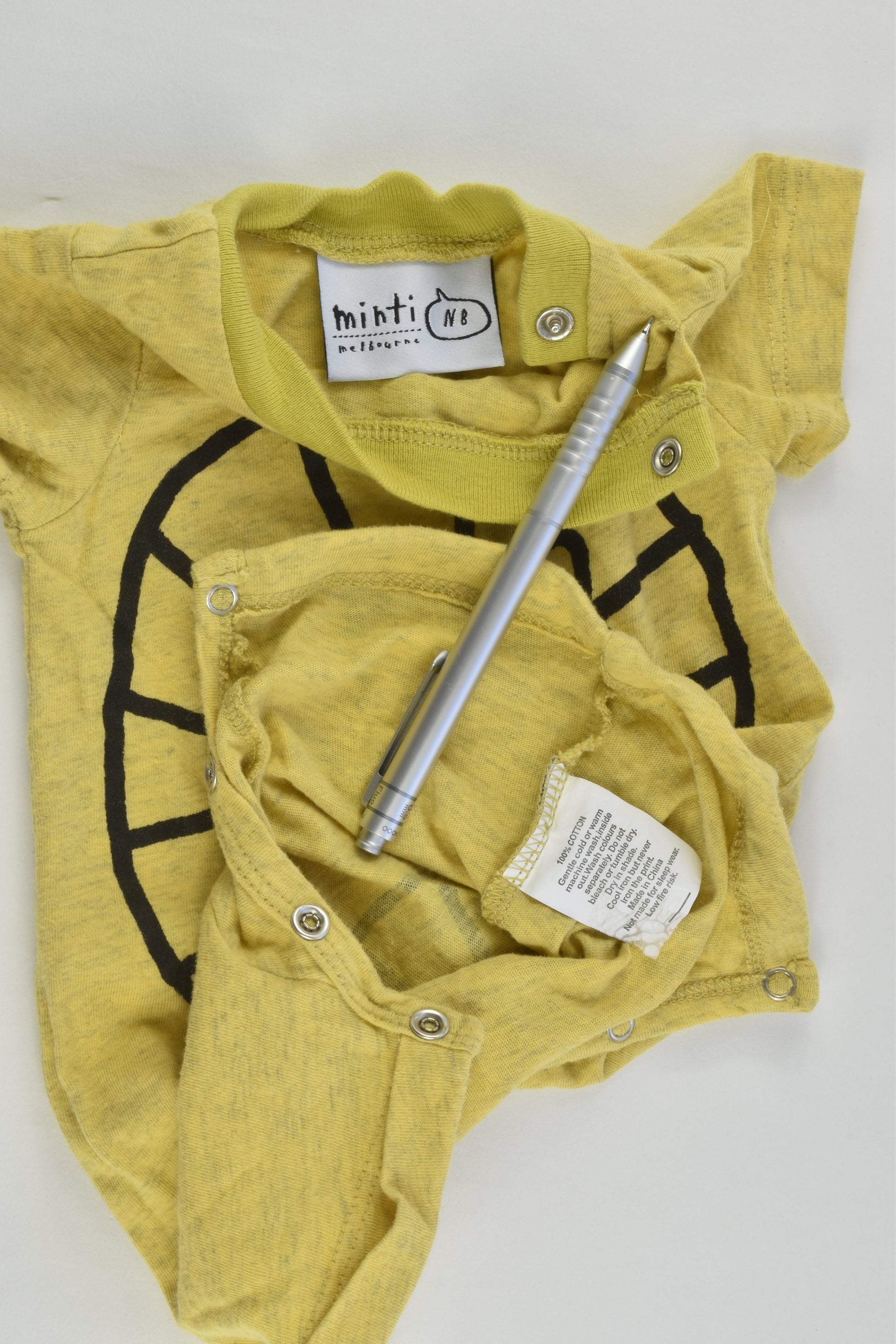 Minti Size 0000 (Newborn) Lion Short Romper
