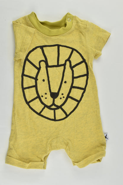 Minti Size 0000 (Newborn) Lion Short Romper