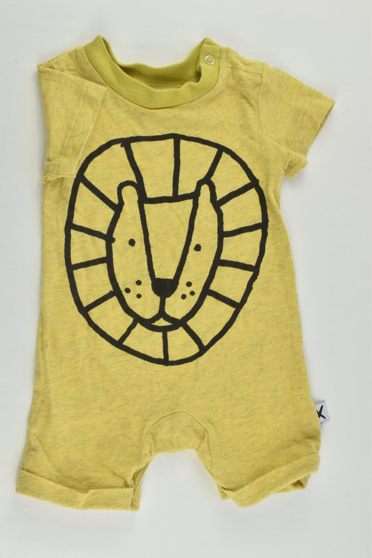 Minti Size 0000 (Newborn) Lion Short Romper