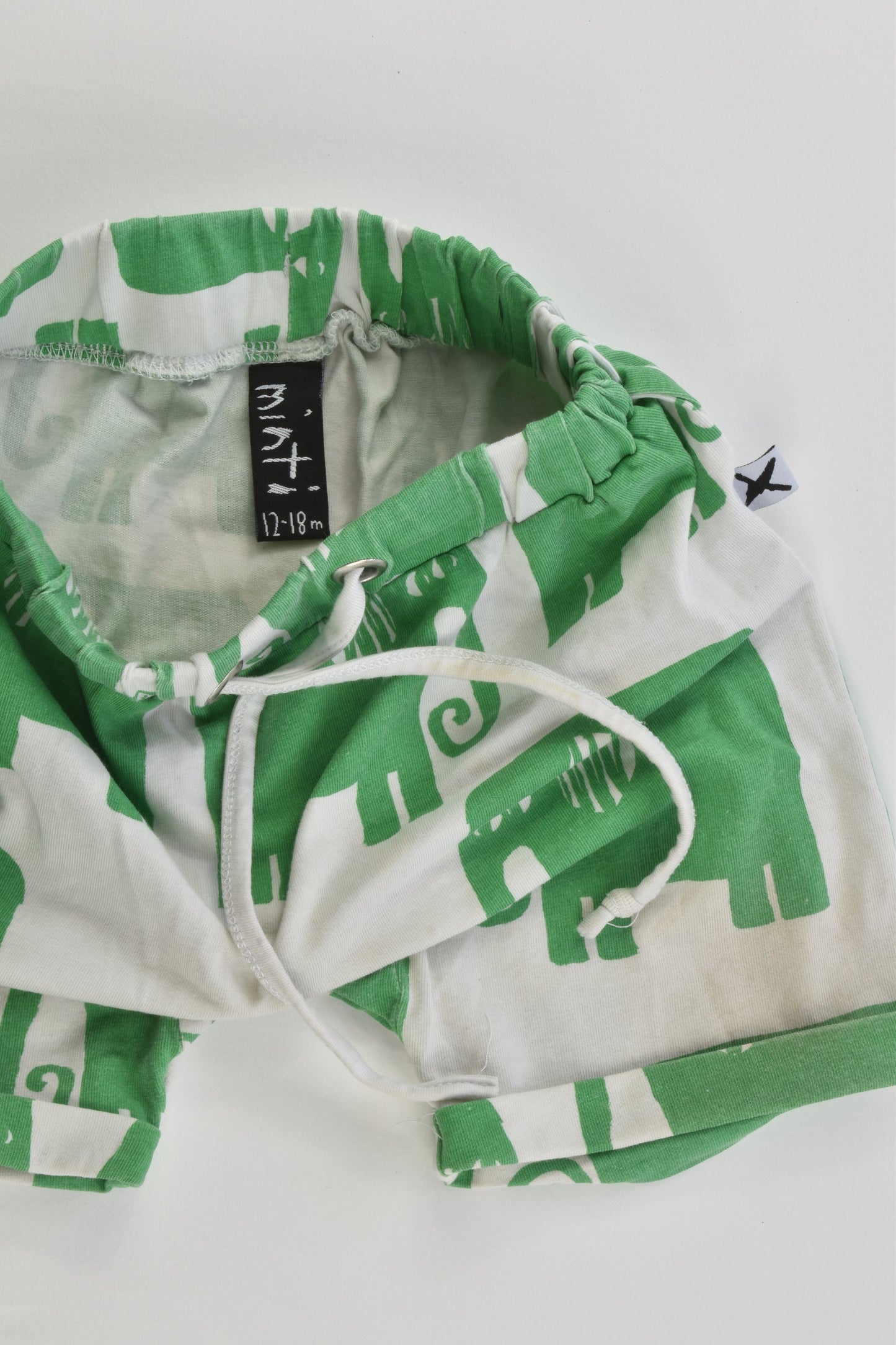 Minti Size 1 (12-18 months) Elephant Shorts