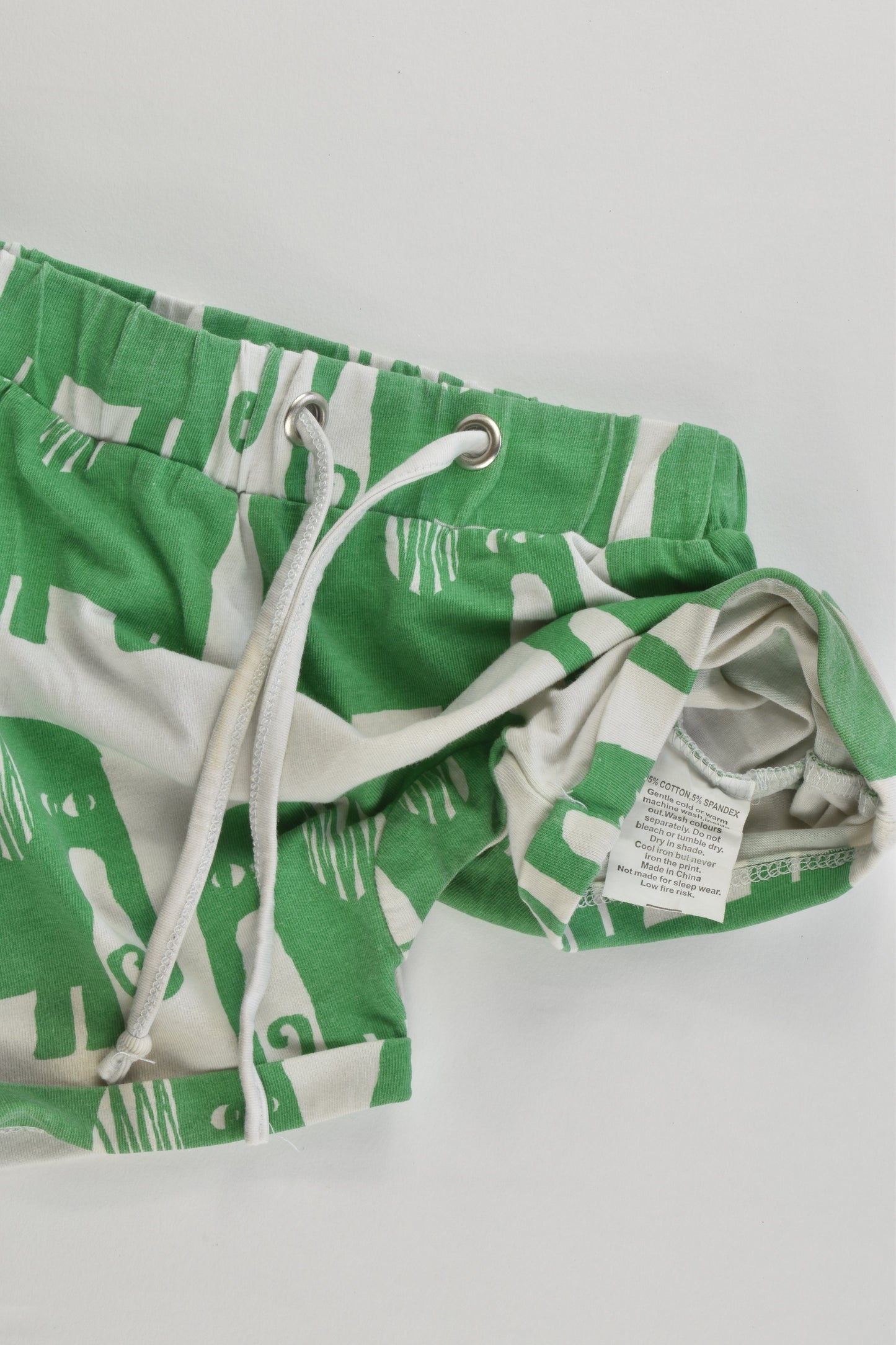 Minti Size 1 (12-18 months) Elephant Shorts