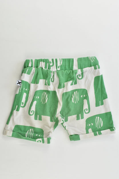 Minti Size 1 (12-18 months) Elephant Shorts