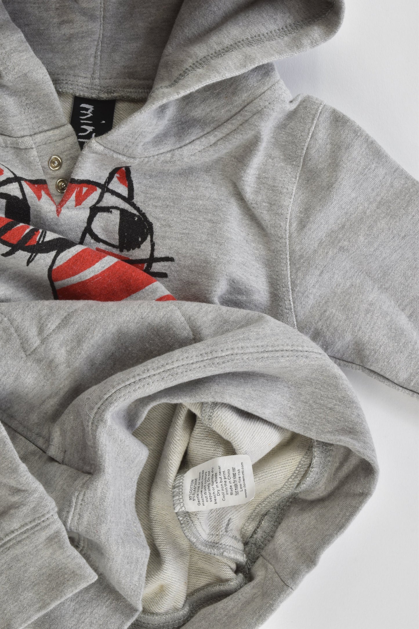 Minti Size 18-24 months (1-2) Cat Hooded Jumper