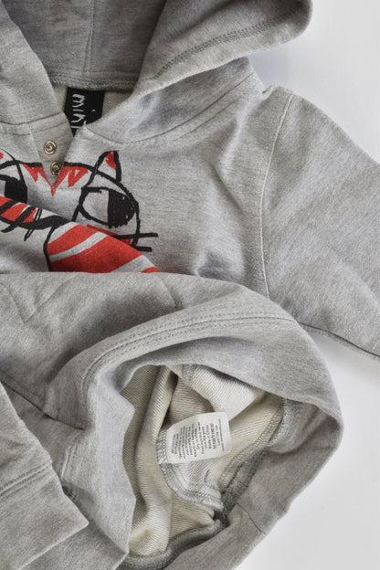 Minti Size 18-24 months (1-2) Cat Hooded Jumper