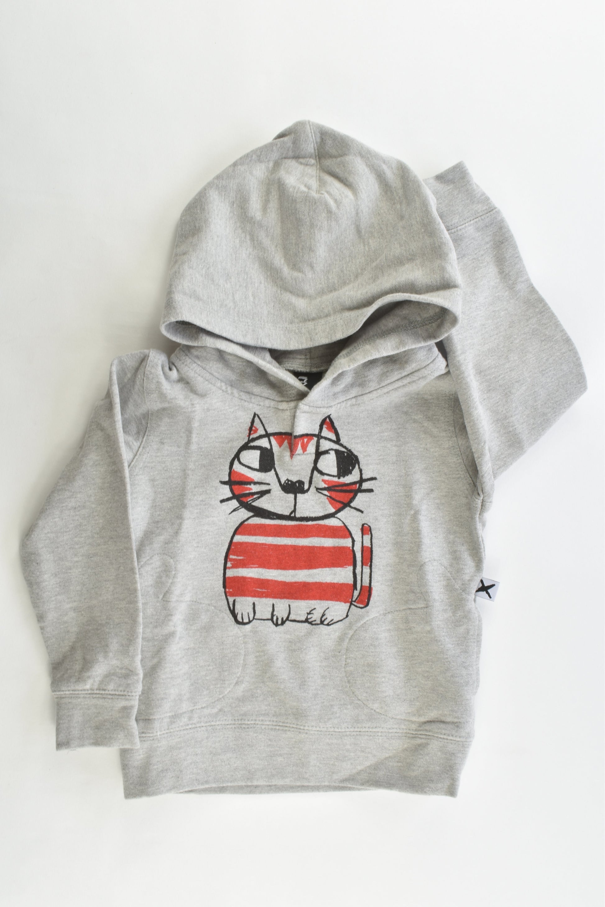 Minti Size 18-24 months (1-2) Cat Hooded Jumper