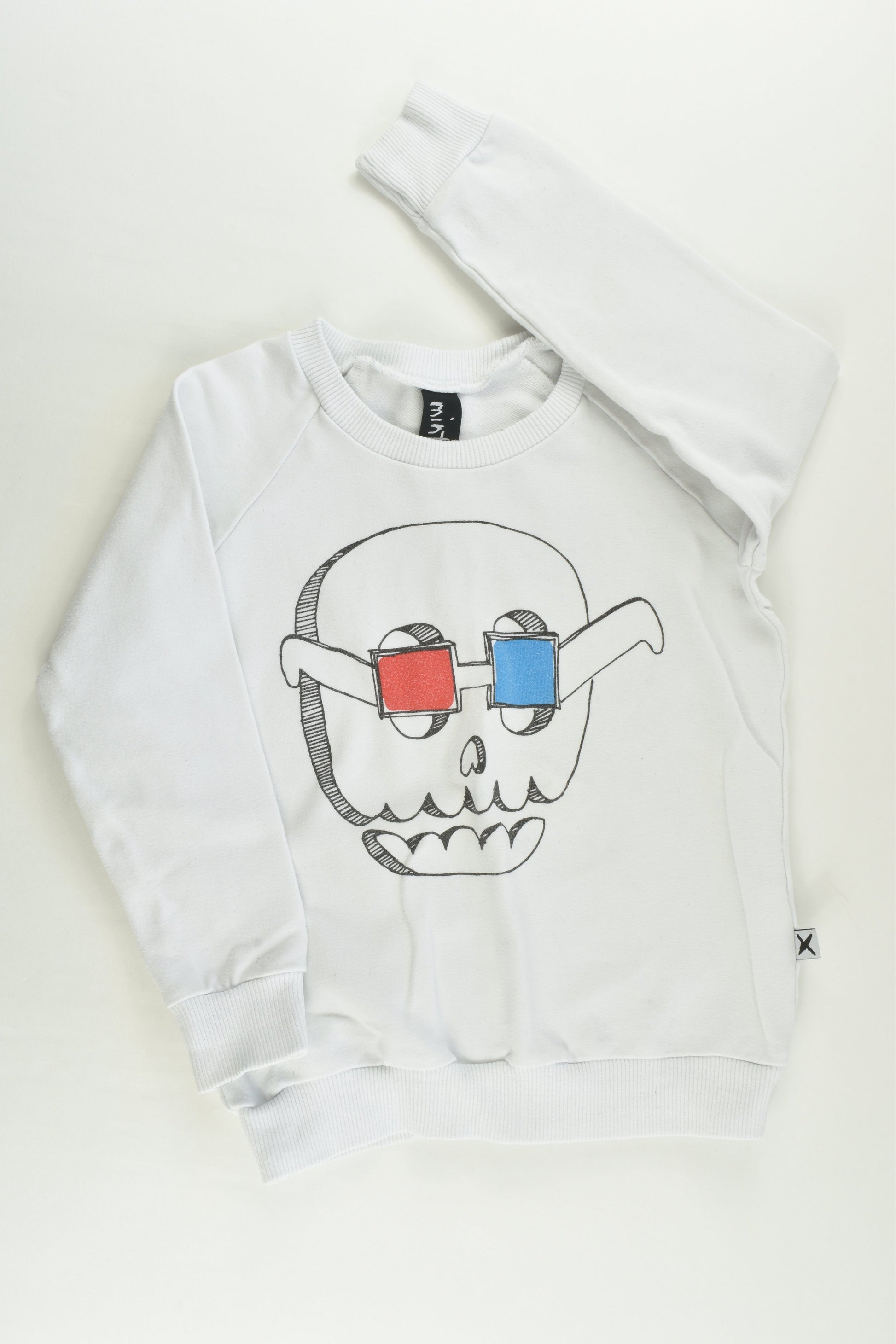 Minti Size 4 Skull Sweater