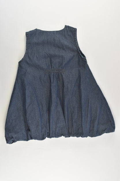 Minymo (Denmark) Size 1 (80 cm) Lined Denim Dress