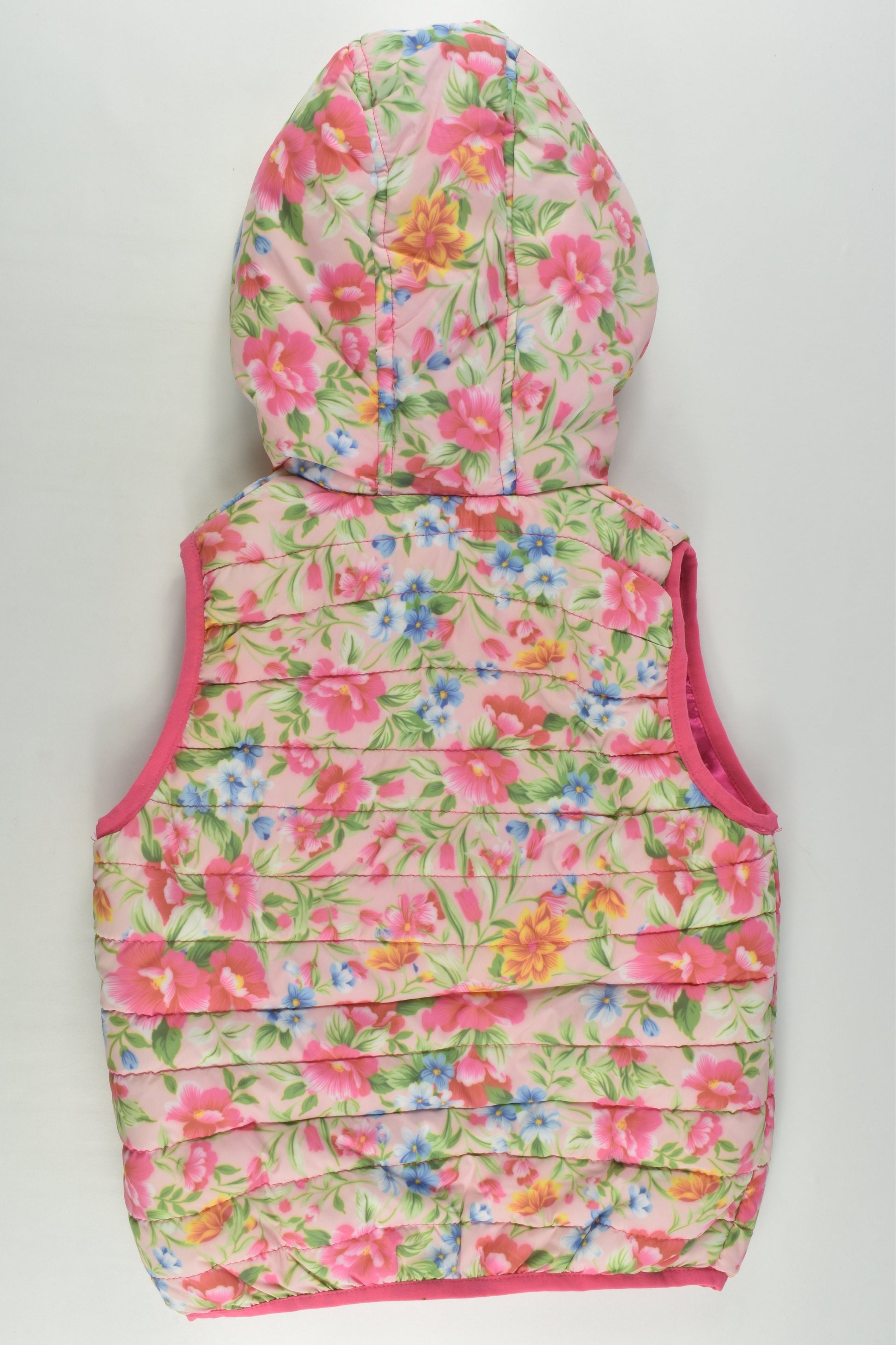 Miss Bellina Size 3 (36 months) Floral Puffer Vest
