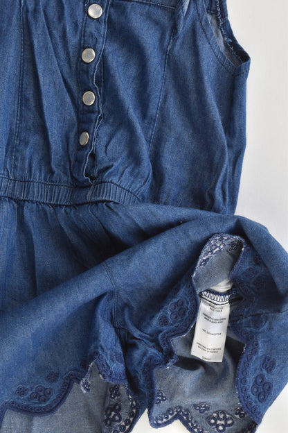 Miss K Size 4 Soft and Lightweight Denim Playsuit