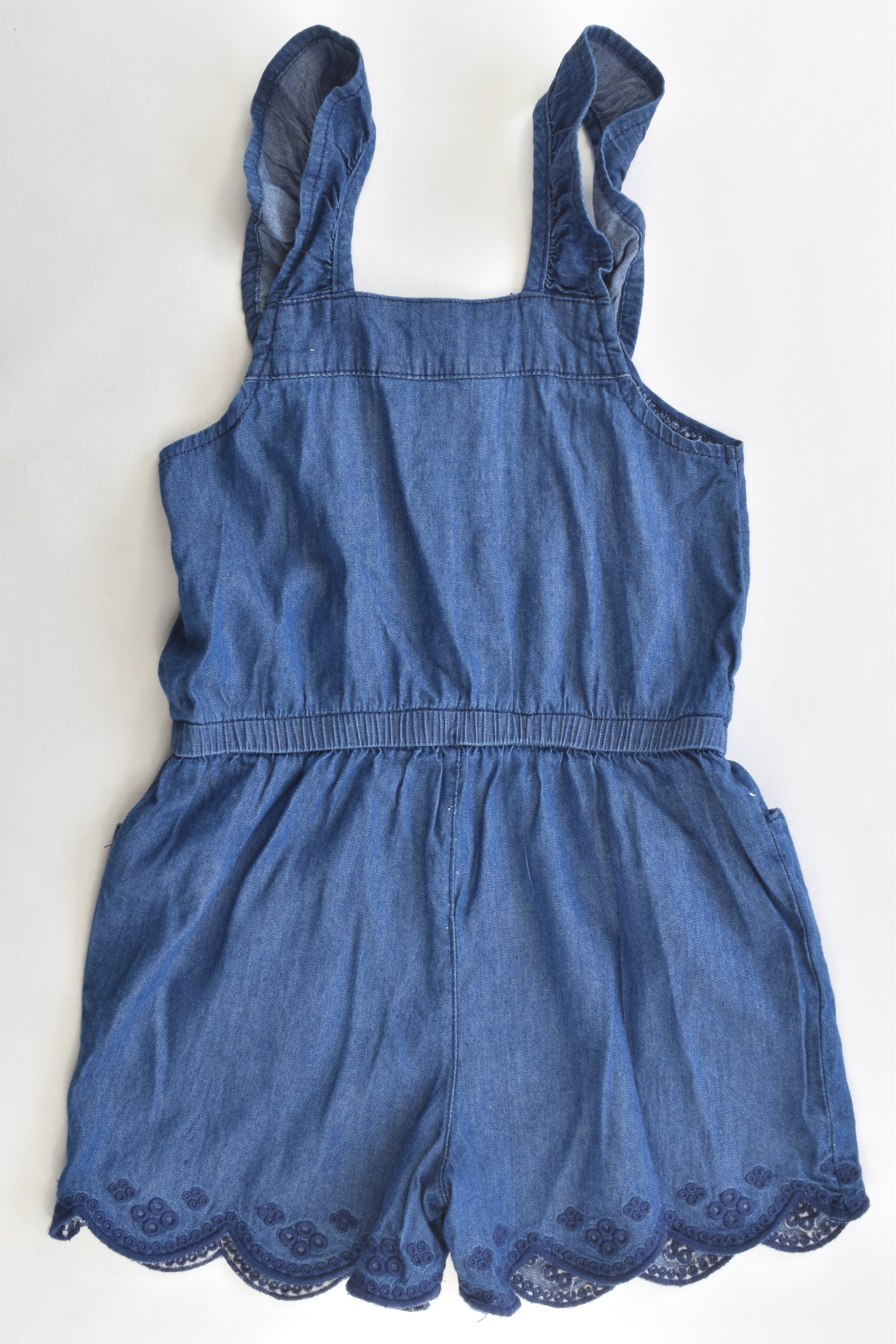 Miss K Size 4 Soft and Lightweight Denim Playsuit