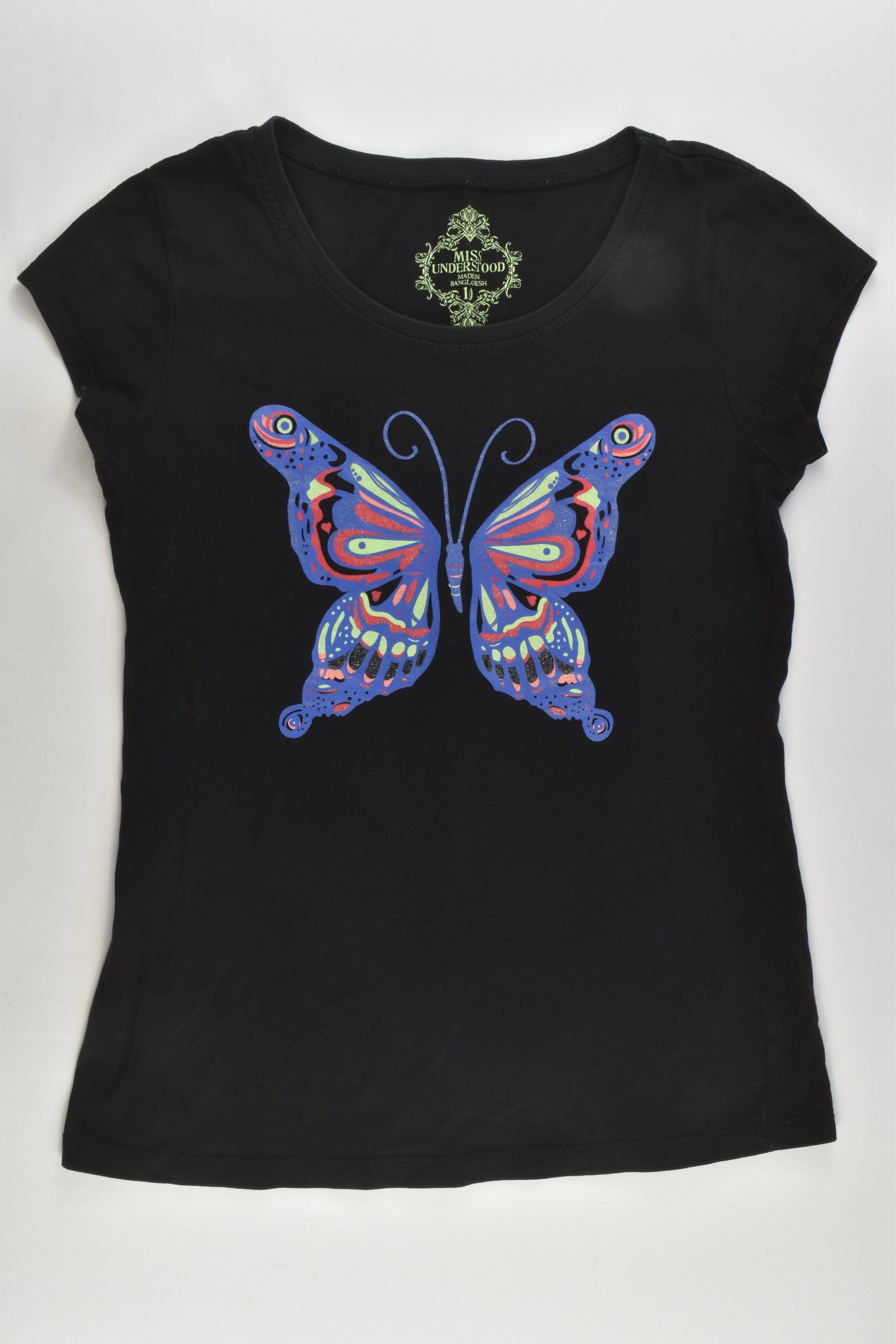 Miss Understood Size 10 Butterfly T-shirt