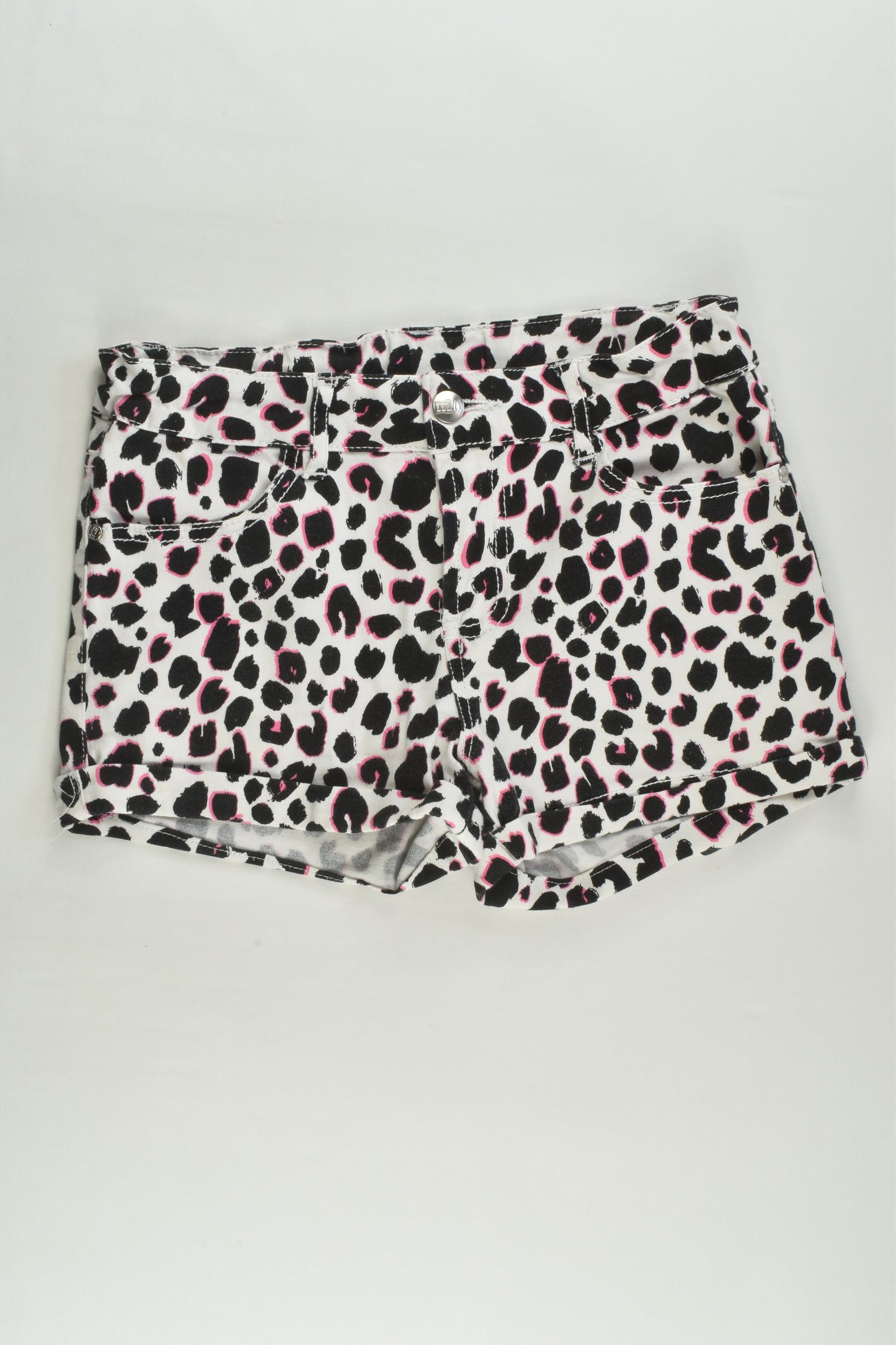 Miss Understood Size 10 Stretchy Leopard Print Shorts