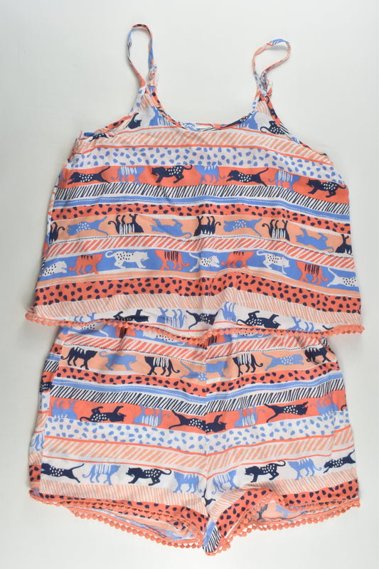 Miss Understood Size 12 Feline Short Playsuit