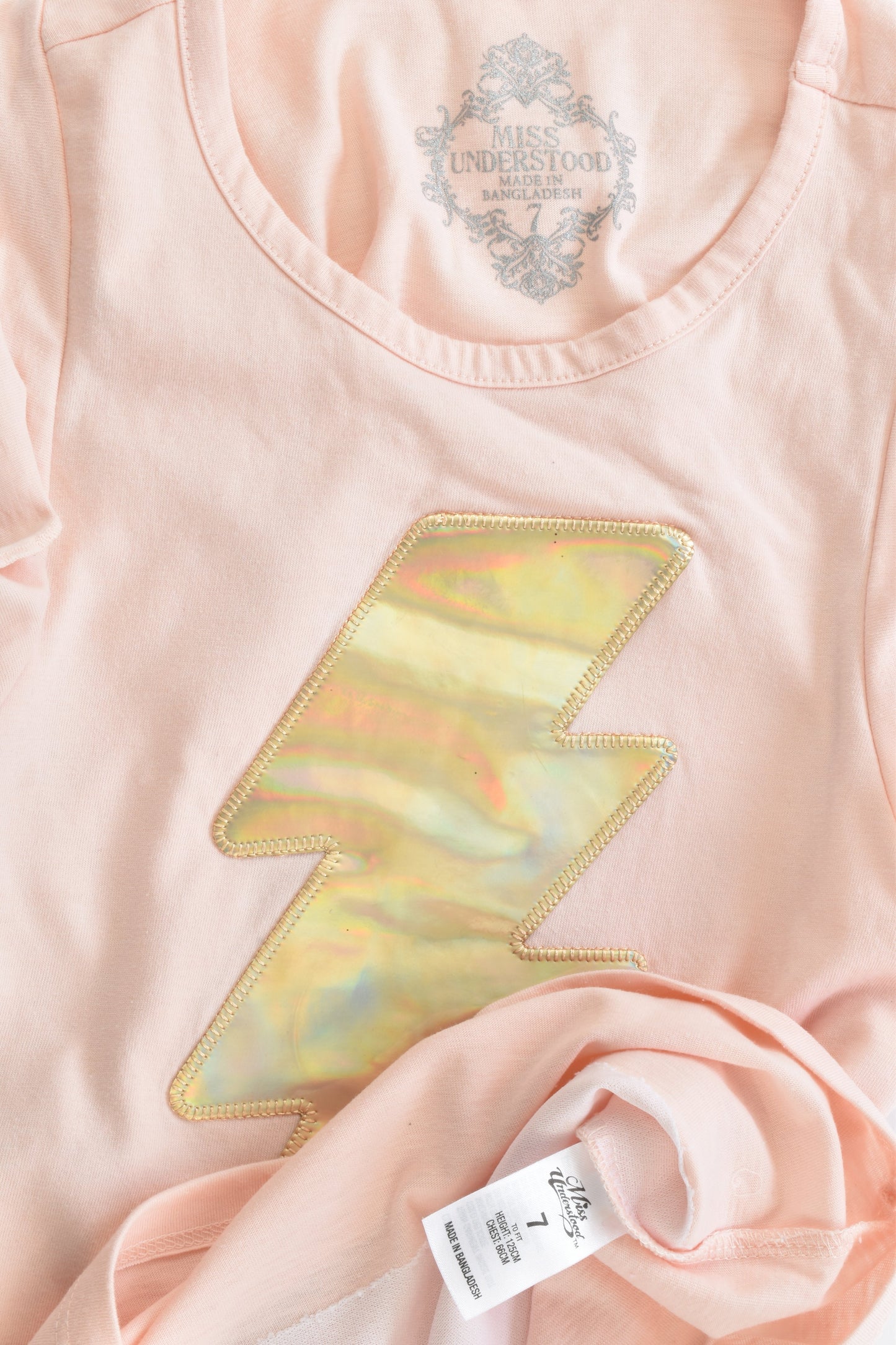 Miss Understood Size 7 Lightning T-shirt