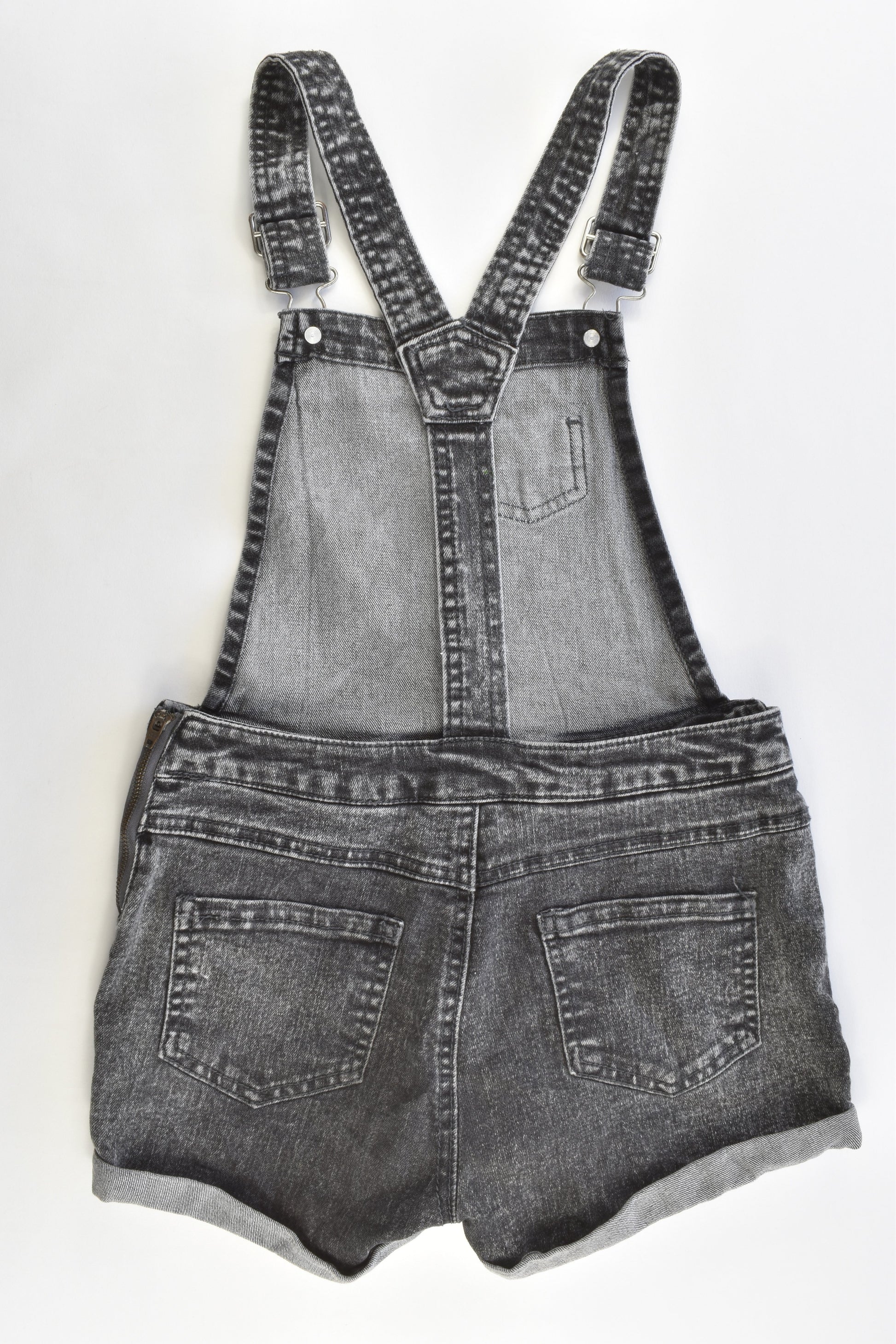 Miss Understood Size 8 Soft and Stretchy Denim Short Overalls