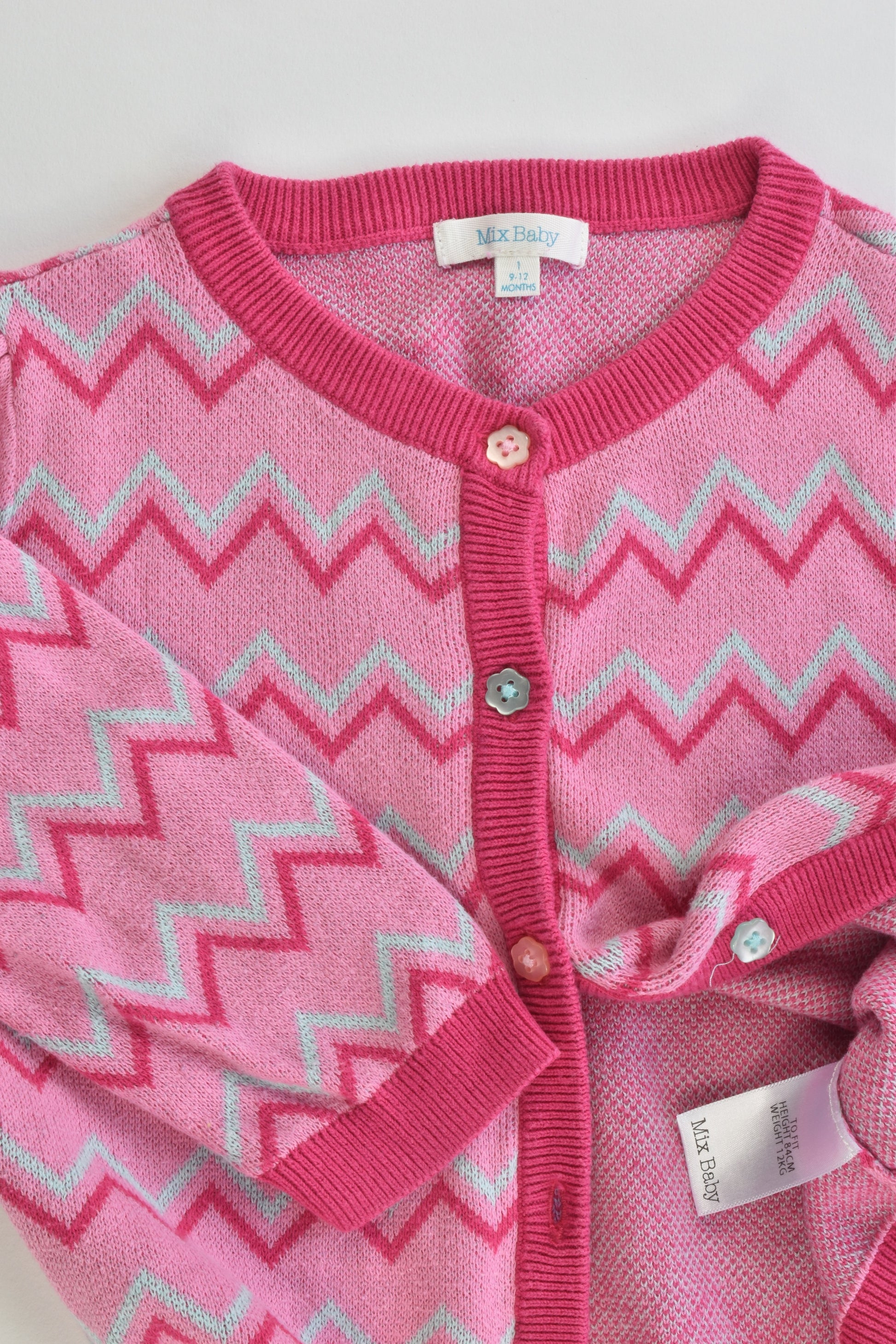 Mix Baby Size 1 Knitted Cardigan