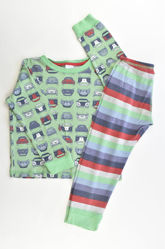 Mix Kids Size 4 Cars and Stripes Pj Set