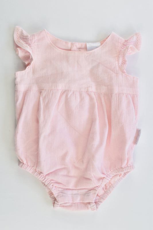 Mockingbird Size 000 (0-3 months) Lined Summer Romper