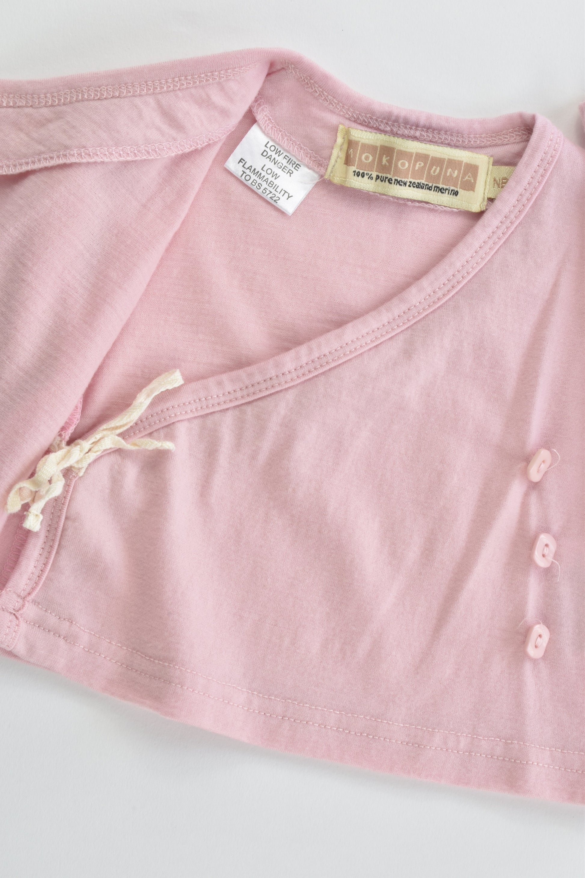 Mokopuna (New Zealand) Size 000 (Newborn) Merino Wool Top