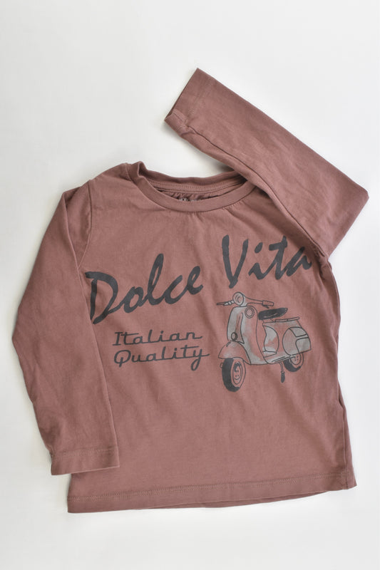 Monoprix Kids (France) Size 3 "Dolce Vita" Vespa Top