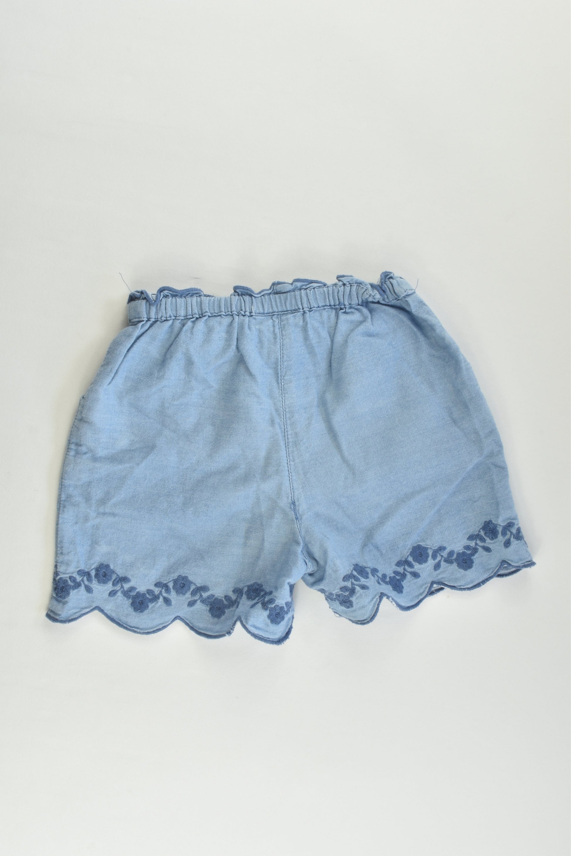 Monsoon Size 1 (12-18 months) Lightweight Denim Shorts