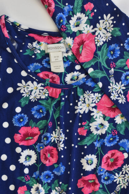 Monsoon Size 11-12 (Smallish sizing) Floral Dress