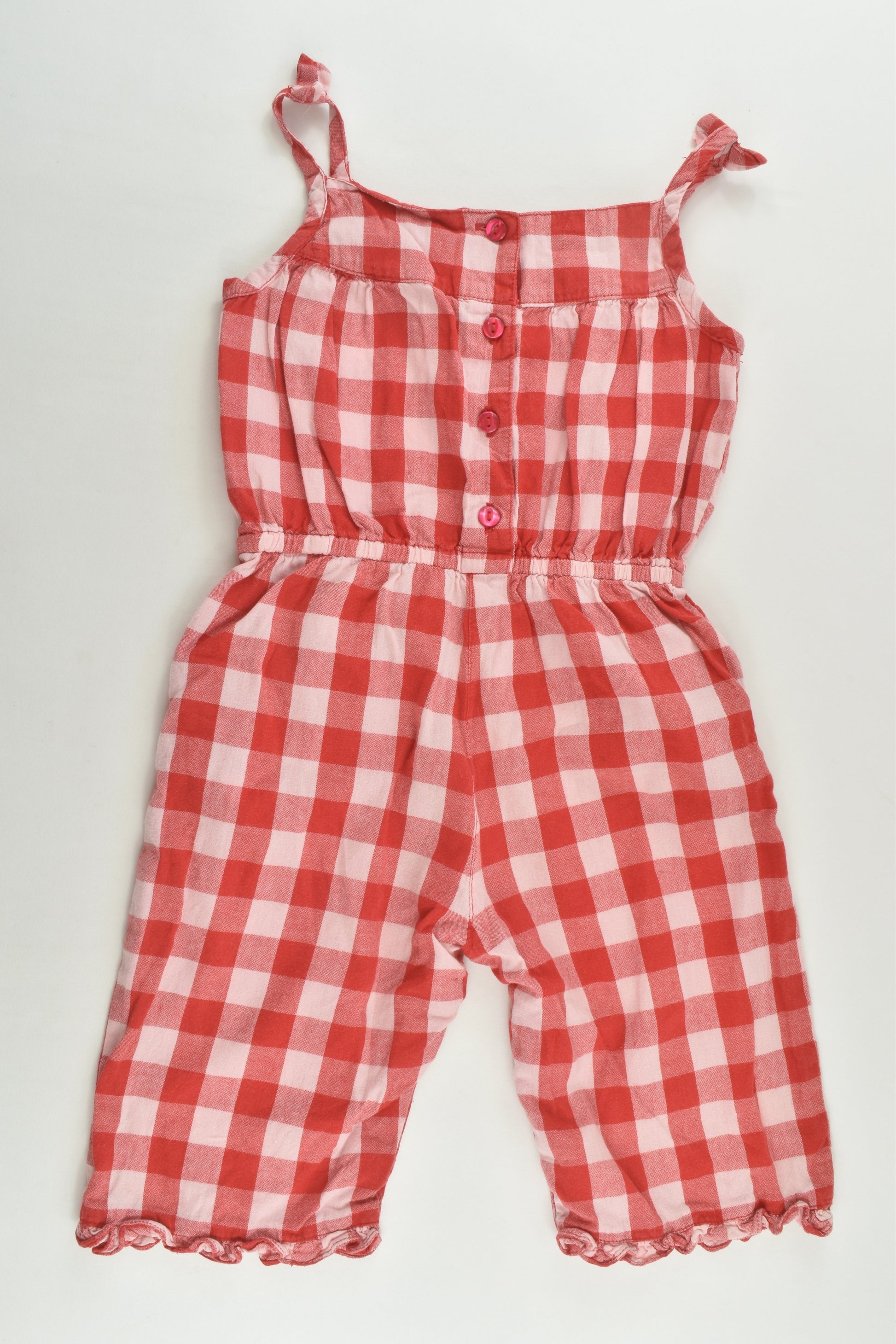 Monsoon Size 2-3 Checked Playsuit
