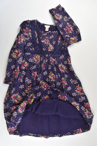 Monsoon Size 7-8 Lined Floral Dress