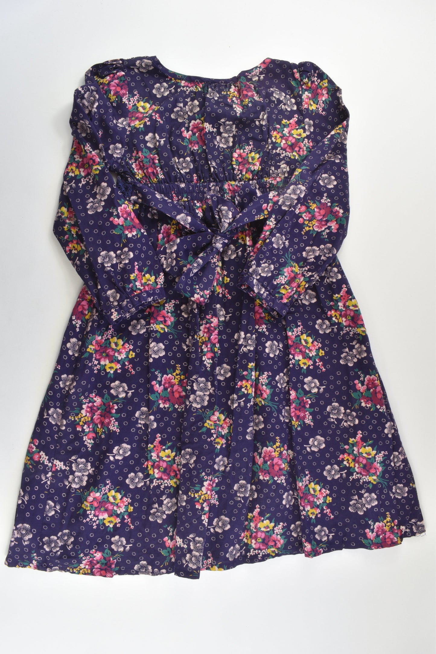 Monsoon Size 7-8 Lined Floral Dress