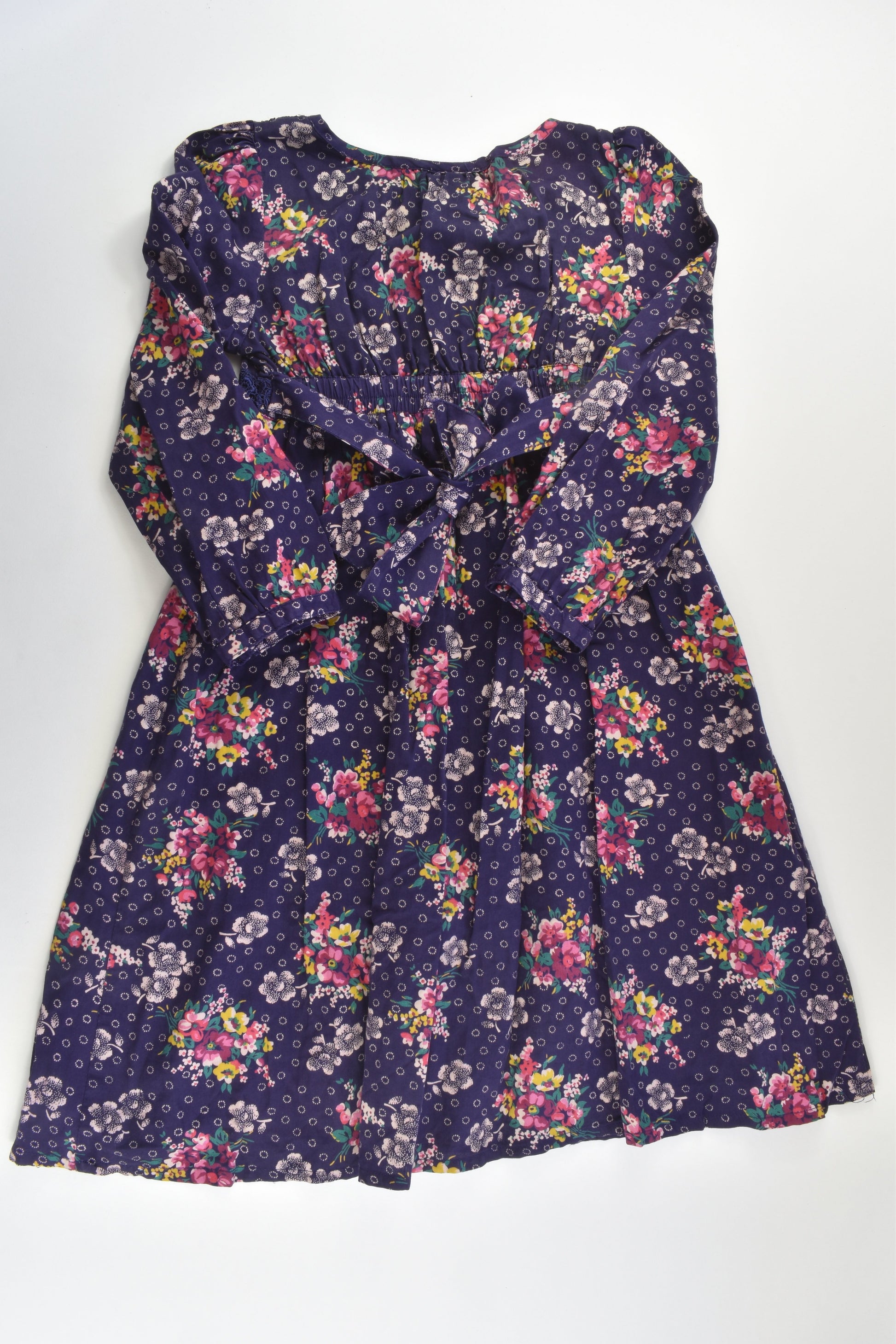 Monsoon Size 7-8 Lined Floral Dress