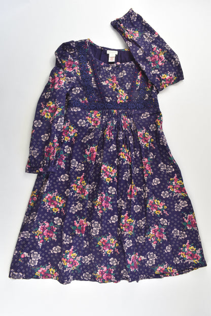 Monsoon Size 7-8 Lined Floral Dress