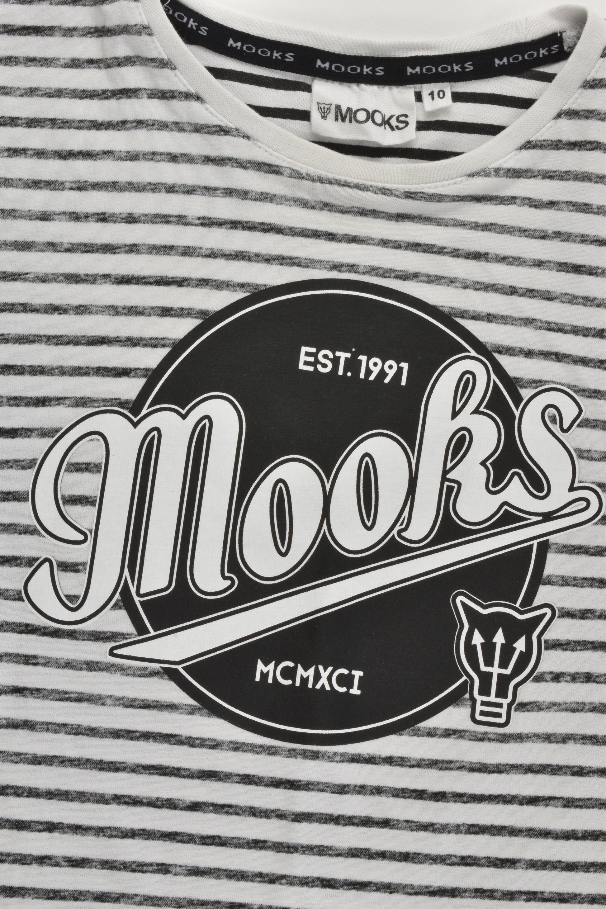 Mooks Size 10 Striped T-shirt
