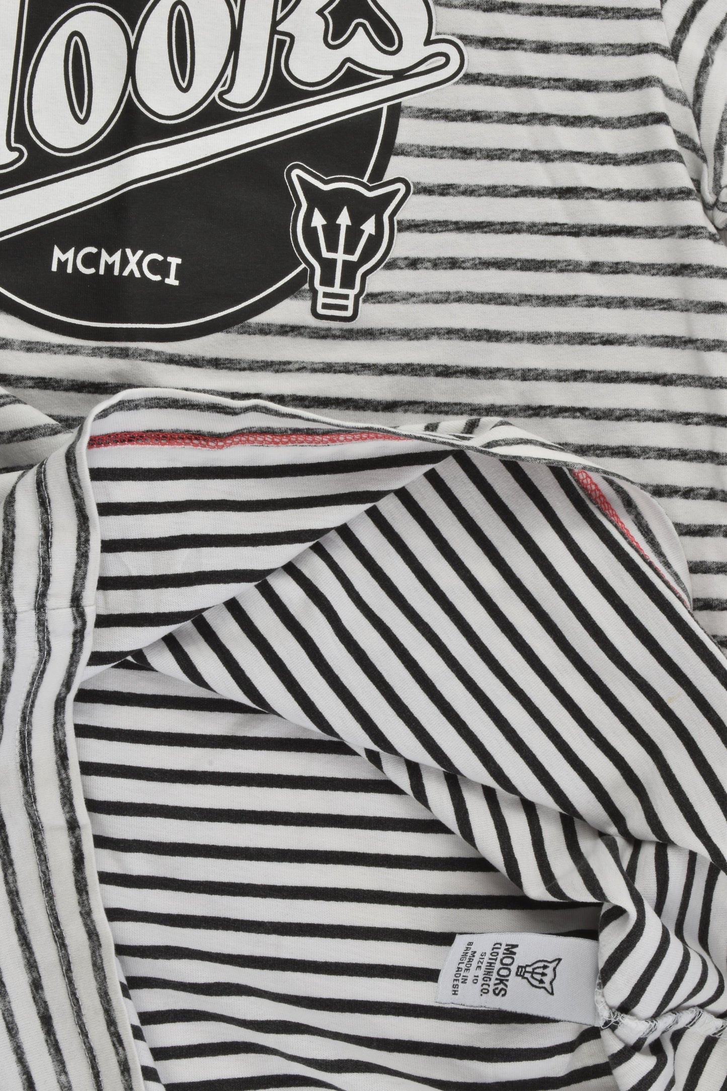 Mooks Size 10 Striped T-shirt