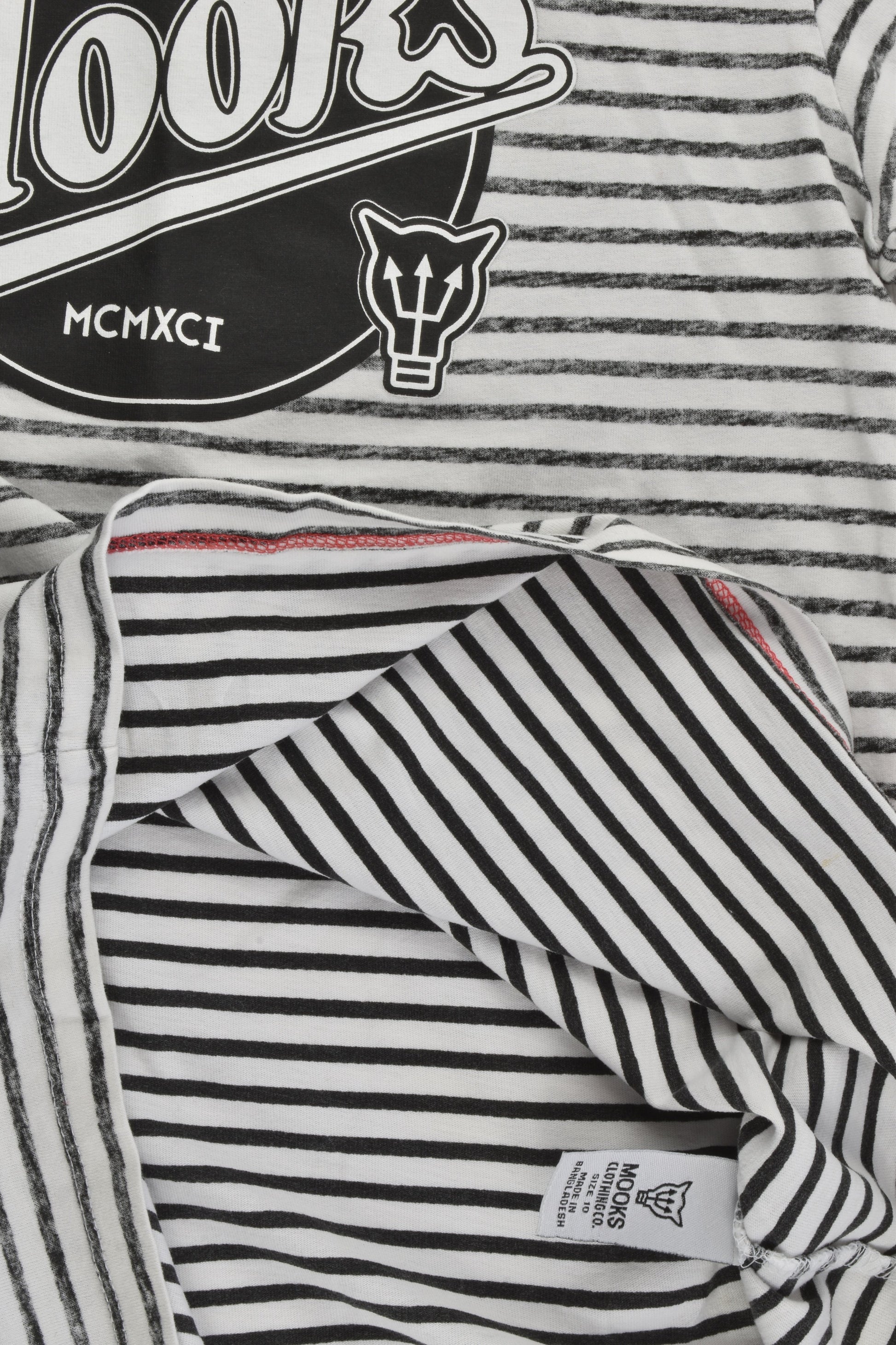 Mooks Size 10 Striped T-shirt