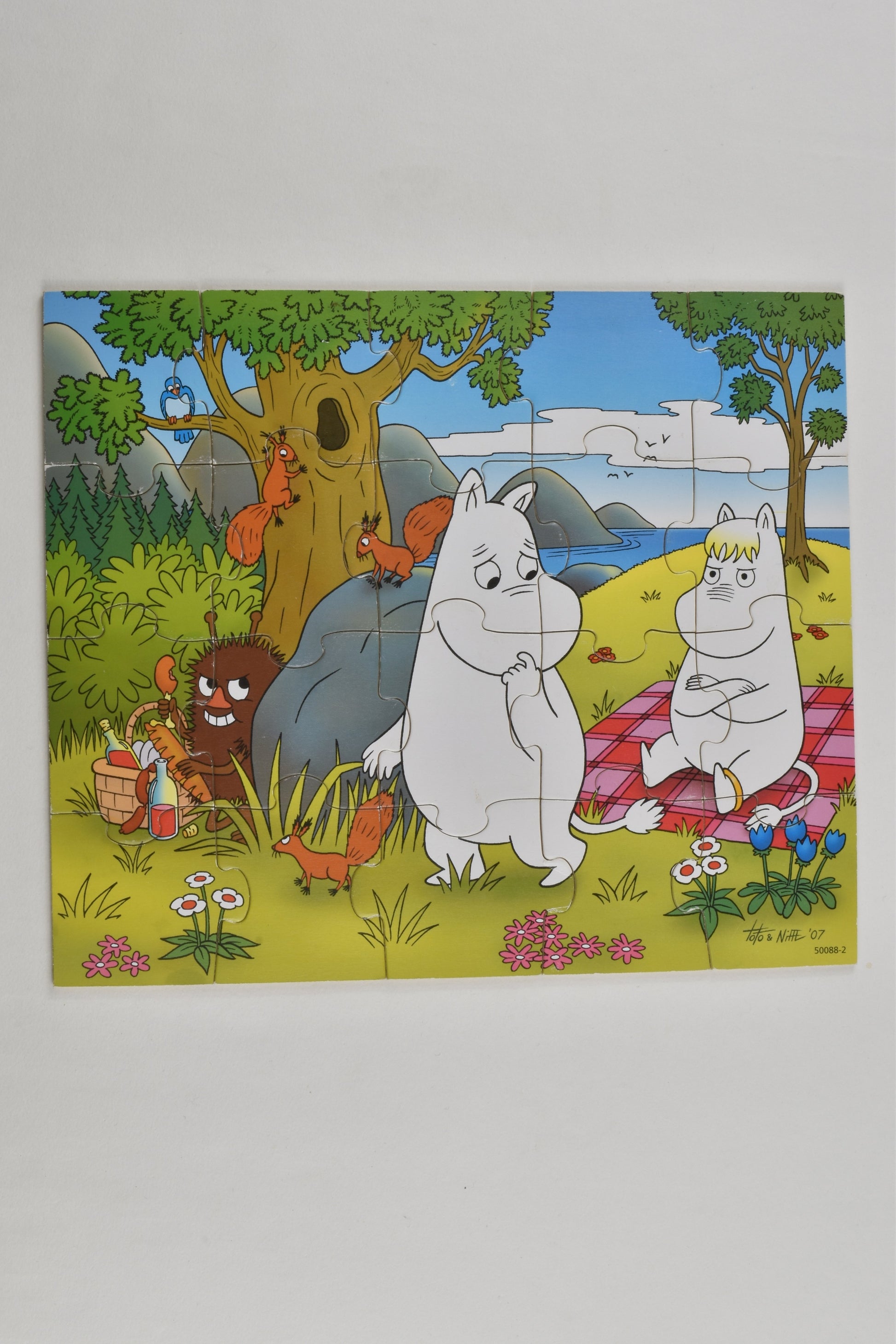 Moomin 20 Pieces Wooden Jigsaw Puzzle