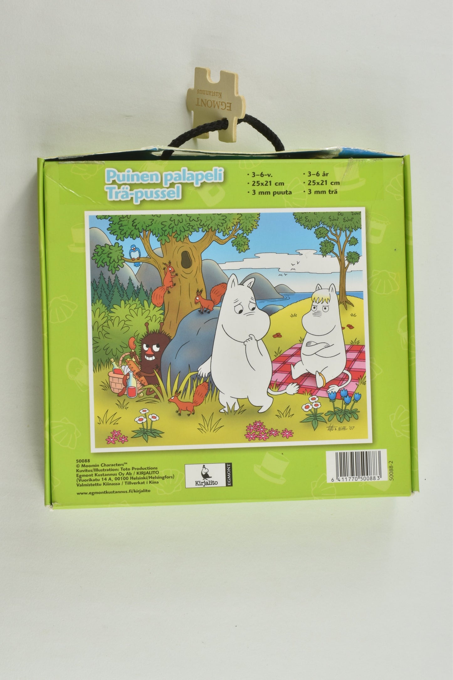 Moomin 20 Pieces Wooden Jigsaw Puzzle