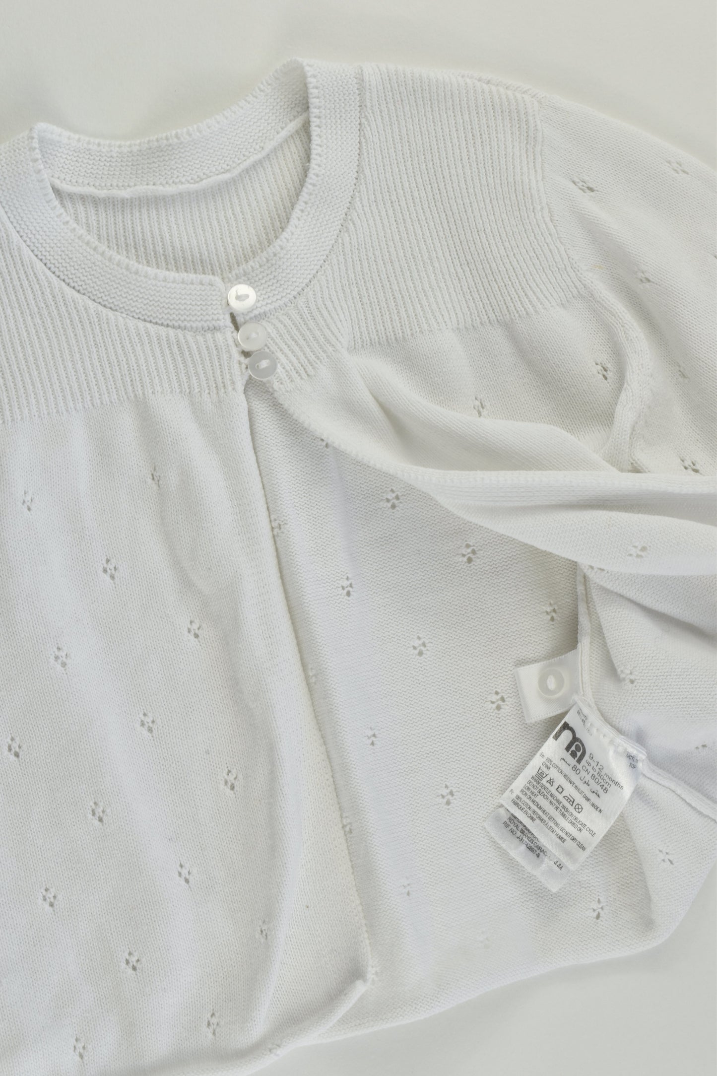 Mothercare Size 0-1 (9-12 months, 80 cm) Knitted Cardigan