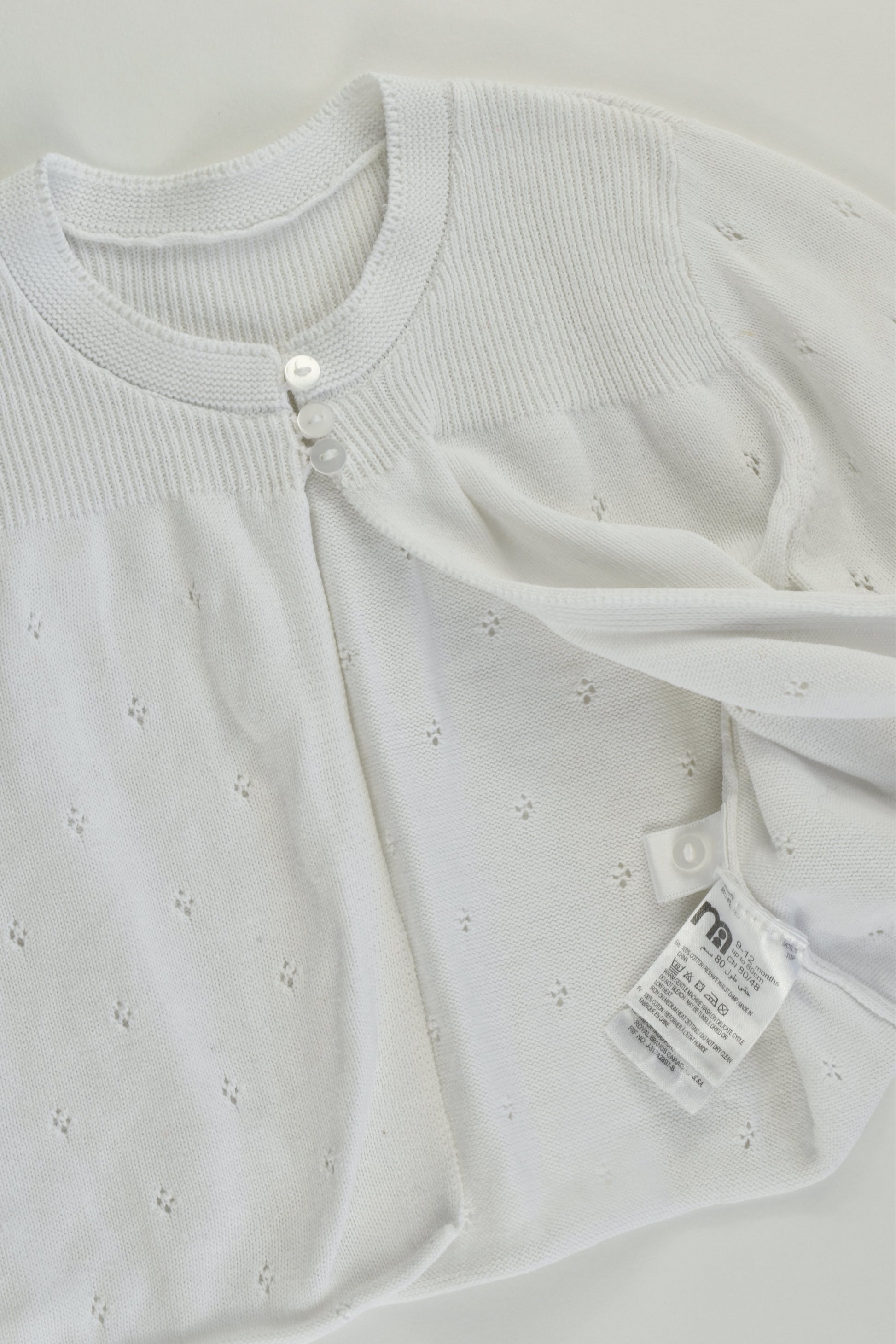 Mothercare Size 0-1 (9-12 months, 80 cm) Knitted Cardigan