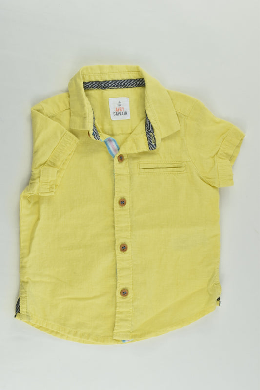 Mothercare Size 0 (6-9 months) Cotton/Linen Shirt