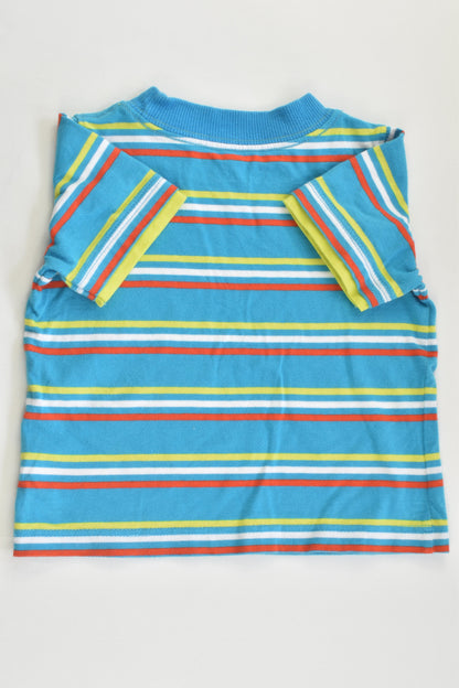 Mothercare Size 0 (6-9 months) Striped T-shirt
