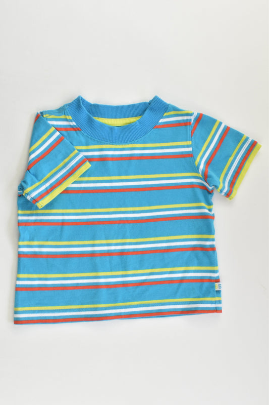 Mothercare Size 0 (6-9 months) Striped T-shirt