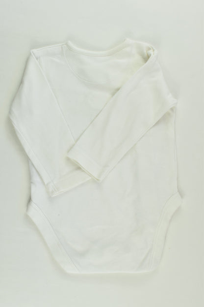 Mothercare Size 00 (3-6 months) Sheep Wrap Bodysuit