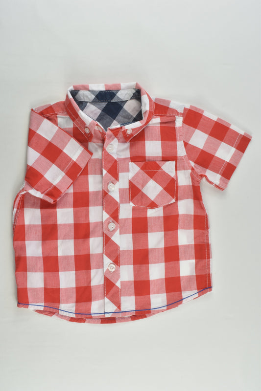 Mothercare Size 1 (12-18 months) Checked Shirt