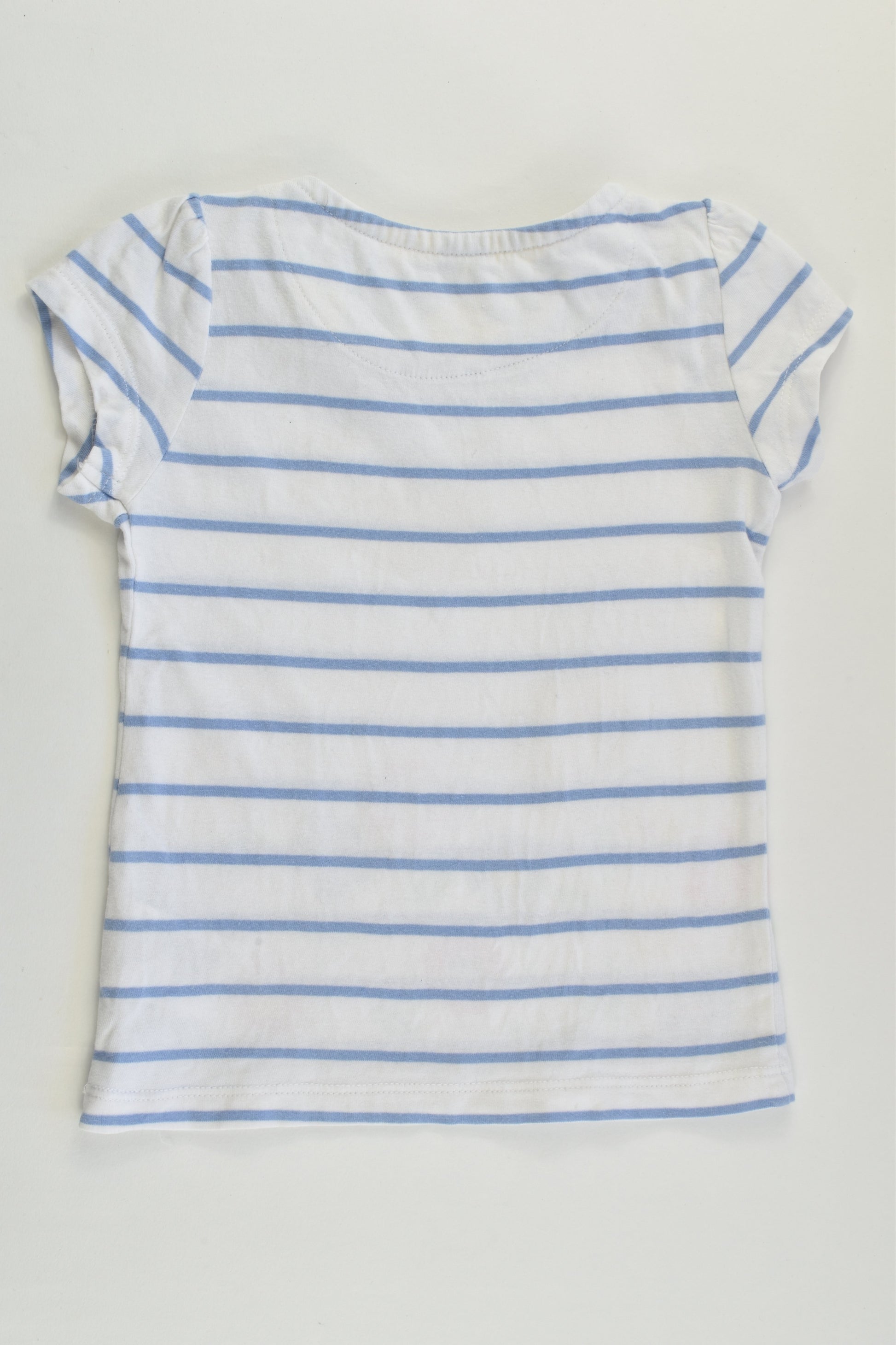 Mothercare Size 1 (12-18 months) Stripes and Flowers T-shirt