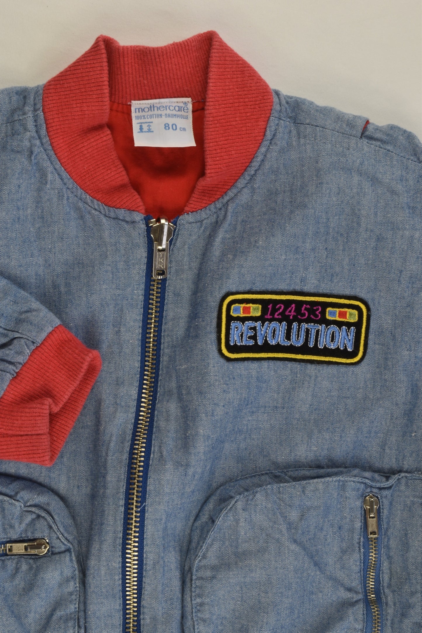 Mothercare Size 1 (80 cm) Vintage 'Revolution' Reversible Jacket